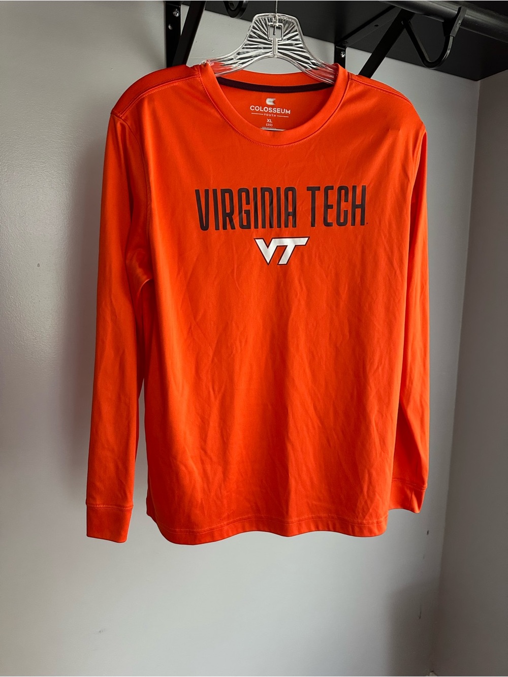 Colosseum Orange Virginia Tech Long Sleeve Tee